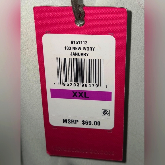 NWT Vince Camuto Women's Short Sleeve Ruffle Top - Picture 3 of 6